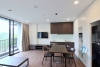 One bedroom apartment in To Ngoc Van street, Tay Ho district for rent.
